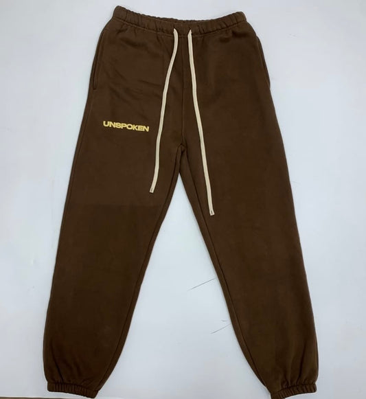 Dark Mocha Unspoken Joggers